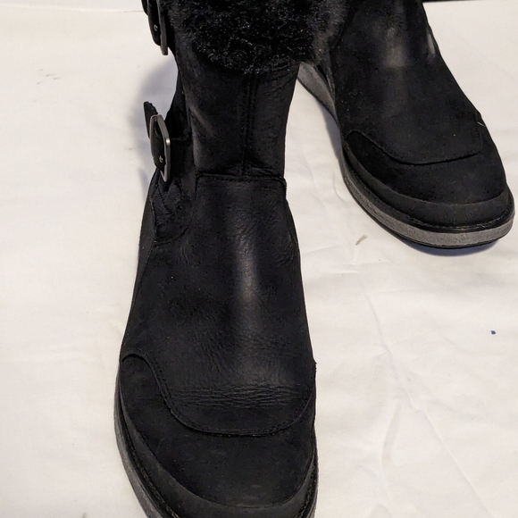 MERELL TREMBLANT EZRA ZIP WATERPROOF BOOTS BLACK LEATHER SZ.8 J95116 - Picture 8 of 8